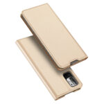 Dux Ducis Xiaomi Redmi Note 10 arany flip tok 1