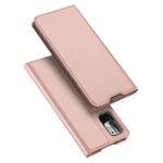 Dux Ducis Xiaomi Redmi Note 10 rózsaarany flip tok 1