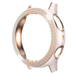 Samsung Galaxy Watch Active 2 44 mm okosóra rózsaszín-rózsaarany színű strasszköves pc tok 2