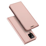 Dux Ducis Samsung Galaxy A22 rózsaarany flip tok 1