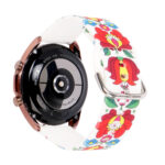 Univerzális fehér színű szilikon szíj kalocsai mintás 3