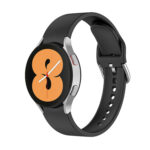 Samsung Galaxy Watch 4 bújtatós csatos szilikon szíj fekete 4