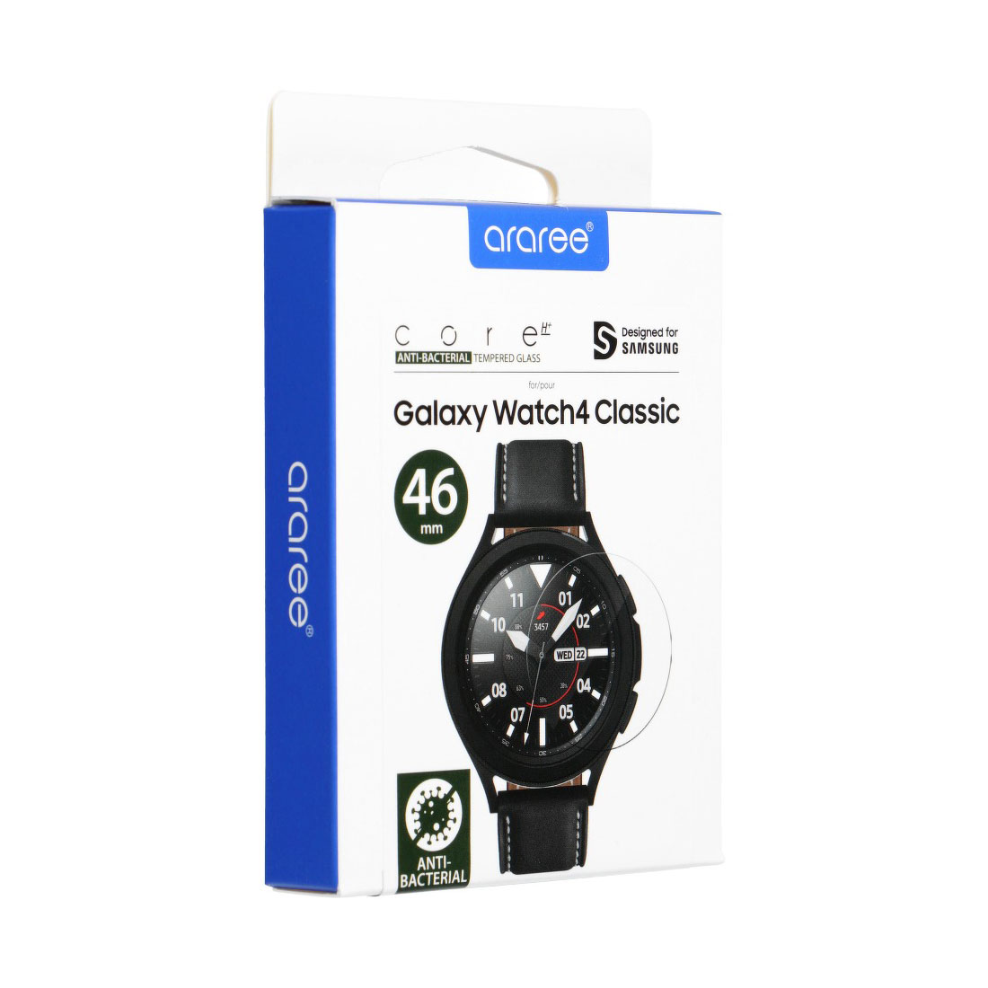 Araree Samsung Galaxy Watch 4 Classic 46 mm üvegfólia doboz Araree Samsung Galaxy Watch 4 Classic 46 mm üvegfólia doboz