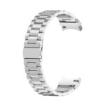 Samsung Galaxy Watch 4 ívelt láncszemes fém óraszíj ezüst 1