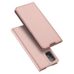 Dux Ducis Samsung Galaxy A33 5G rózsaarany flip tok 1