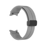 Samsung Galaxy Watch 5 Pro mágneses ívelt szilikon szíj szürke 1