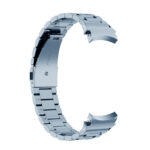 Samsung Galaxy Watch 4 ívelt láncszemes fém óraszíj titánszürke 2