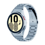 Samsung Galaxy Watch 4 ívelt láncszemes fém óraszíj titánszürke 3