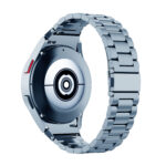 Samsung Galaxy Watch 4 ívelt láncszemes fém óraszíj titánszürke 4