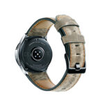 Univerzális kávébarna színű retro stílusú valódi bőr óraszíj 2