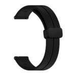 Univerzális mágneses d-gyűrűs szilikon szíj fekete 1