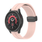 Univerzális mágneses d-gyűrűs szilikon szíj púderrózsaszín 2