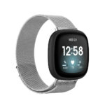 Fitbit Versa 4 milánói fém óraszíj ezüst 2