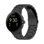 Google Pixel Watch láncszemes fém óraszíj fekete 2