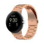 Google Pixel Watch láncszemes fém óraszíj rózsaarany 2