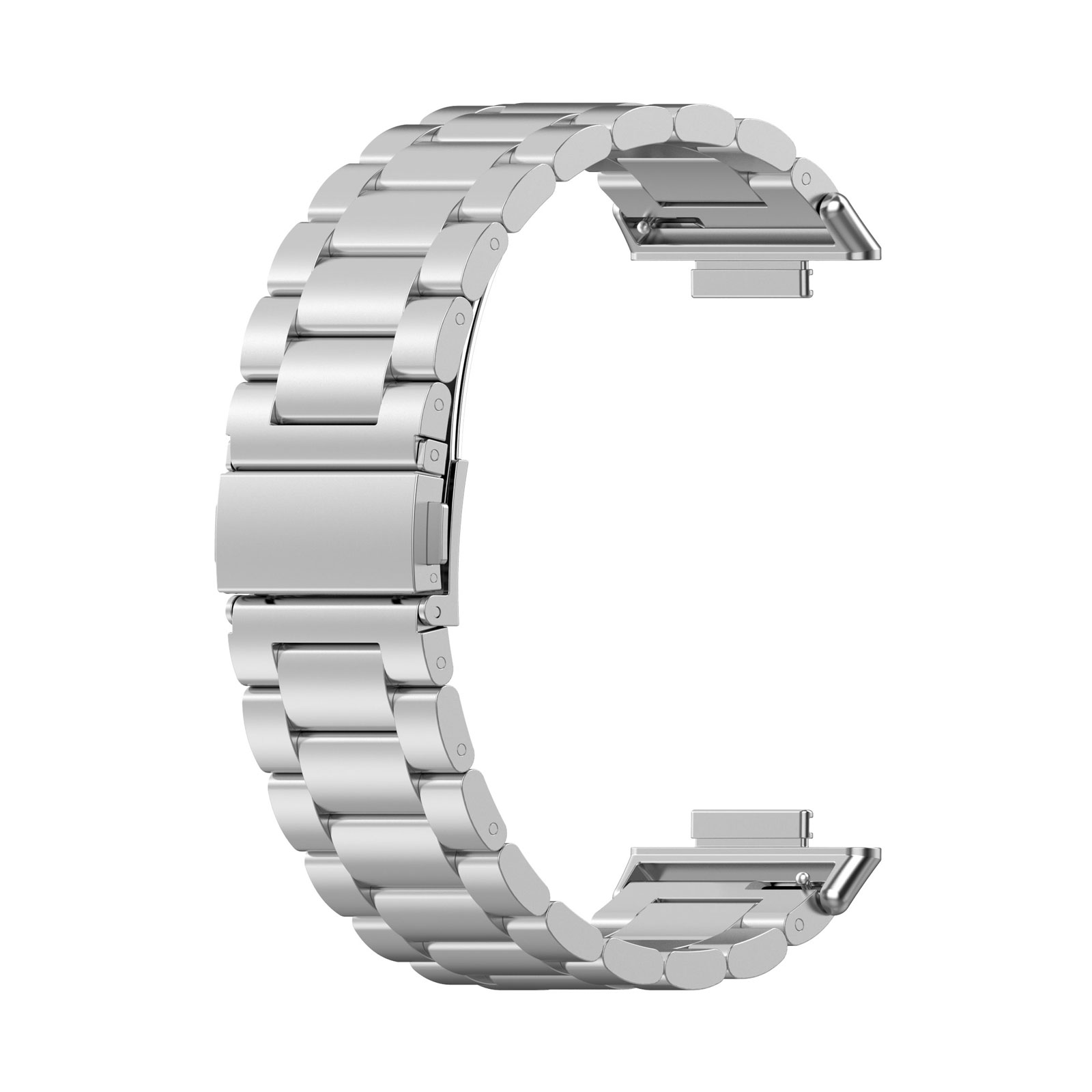 Huawei Watch Fit 2 láncszemes fém óraszíj ezüst 1 Huawei Watch Fit 2 láncszemes fém óraszíj ezüst 1
