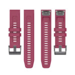 Garmin quickfit szilikon óraszíj bordó 7