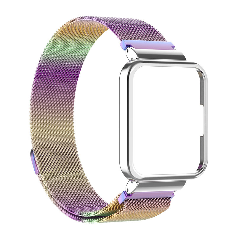 Xiaomi Redmi Watch 2 Lite milánói óraszíj szivárvány 6 Xiaomi Redmi Watch 2 Lite milánói óraszíj szivárvány 6