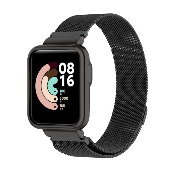 Xiaomi Mi Watch Lite milánói óraszij fekete 3