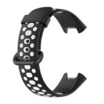 Xiaomi Redmi Watch 2 Lite szilikon óraszíj fekete-fehér 1