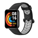 Xiaomi Redmi Watch 2 Lite szilikon óraszíj fekete-szürke 2