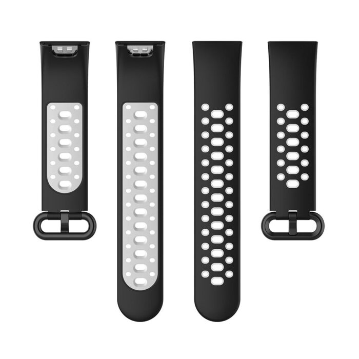 Xiaomi Redmi Watch 2 Lite szilikon óraszíj fekete-szürke 3