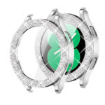 Samsung Galaxy Watch 6 okosóra ezüst strasszköves pc tok 3