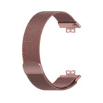 Huawei Watch Fit milánói fém óraszíj rózsaarany 1