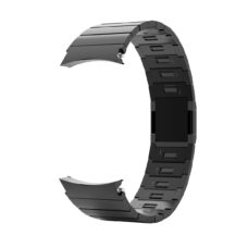Samsung Galaxy Watch ívelt mágneses csatos láncszemes fém óraszíj fekete 2