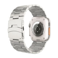 Apple Watch titánium óraszíj dupla pillangó csatos titánszürke 1