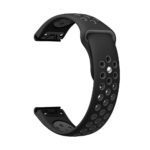 Garmin quickfit szilikon sportszíj fekete-szürke 1