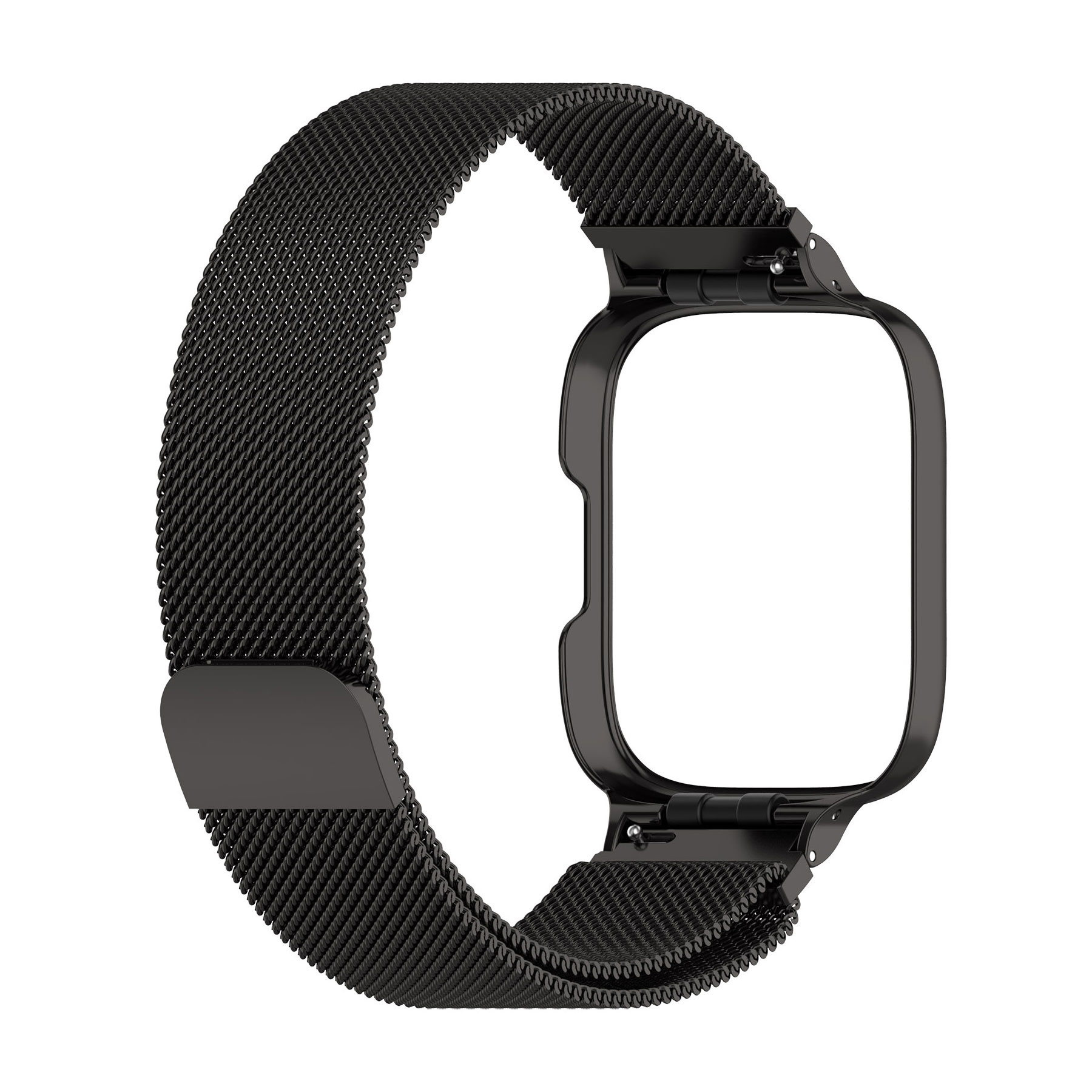 Xiaomi Redmi Watch 4 milánói óraszíj + tok fekete 1 Xiaomi Redmi Watch 4 milánói óraszíj + tok fekete 1