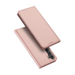 Dux Ducis Samsung Galaxy A25 5G rózsaarany flip tok 1