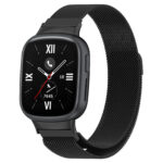 Honor Watch 4 milánói fém óraszíj fekete 2