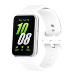 Samsung Galaxy Fit 3 eredeti stílusú bújtatós szilikon szíj fehér 2