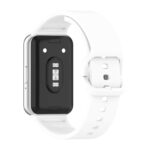 Samsung Galaxy Fit 3 eredeti stílusú bújtatós szilikon szíj fehér 3