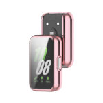 Samsung Galaxy Fit 3 okosóra kijelzővédős rózsaarany szilikon tok 4