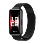 Huawei Band 9 milánói fém óraszíj fekete 3