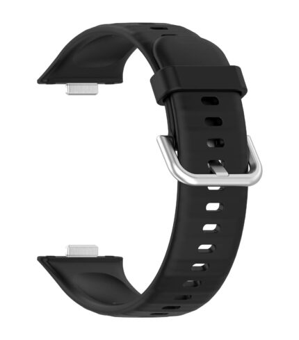 Huawei Watch Fit 3 eredeti stílusú szilikon szíj fekete 1