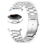 Samsung Galaxy Watch Ultra ívelt láncszemes fém óraszíj ezüst 3