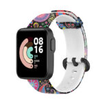 Xiaomi Mi Watch Lite szilikon óraszíj absztrakt mintás 2