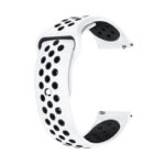 Xiaomi Redmi Watch 5 Active lyukacsos szilikon szíj fehér-fekete 2