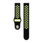 Xiaomi Redmi Watch 5 Active lyukacsos szilikon szíj fekete-neonzöld 1