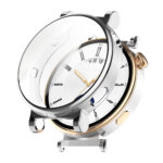 Huawei Watch GT 5 41 mm kijelzővédős ezüst szilikon tok 2