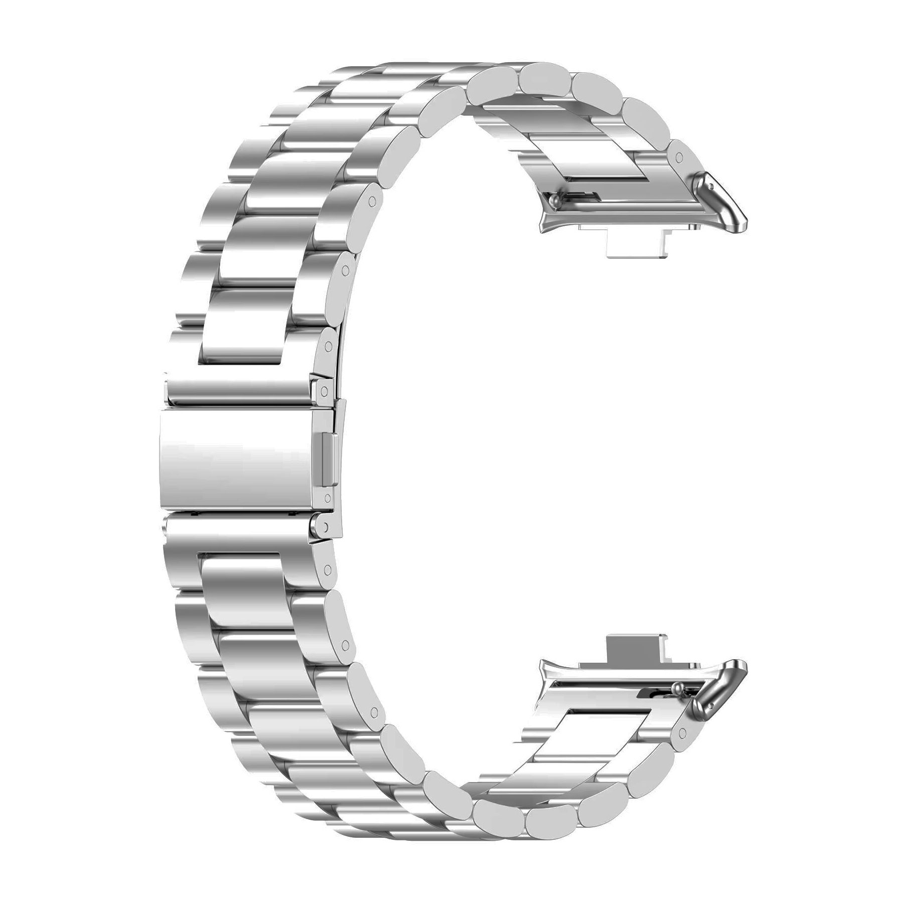 Xiaomi Redmi Watch 4 láncszemes fém óraszíj ezüst 4 Xiaomi Redmi Watch 4 láncszemes fém óraszíj ezüst 4