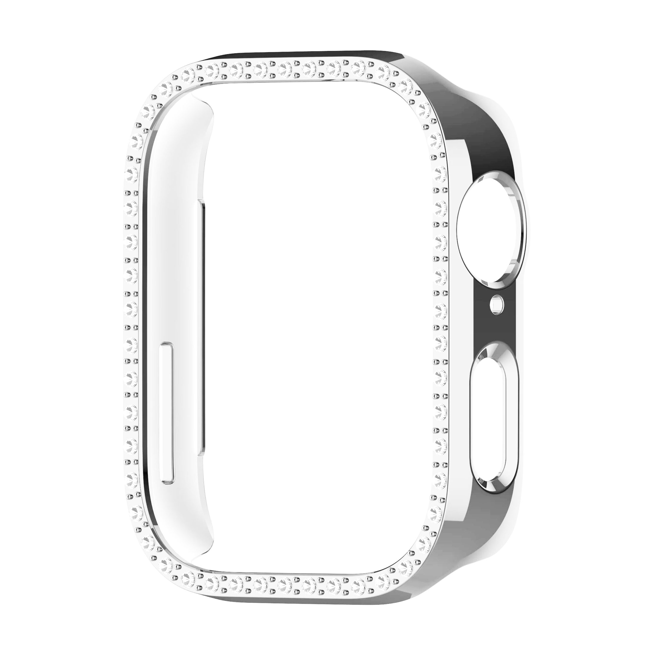Huawei Watch Fit 3 okosóra ezüst strasszköves pc tok 1 Huawei Watch Fit 3 okosóra ezüst strasszköves pc tok 1