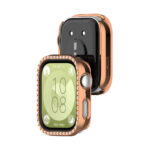 Huawei Watch Fit 3 okosóra rózsaarany strasszköves pc tok 3