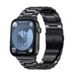 Huawei Watch Fit 3 láncszemes titánium óraszíj fekete 2