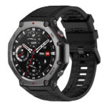 Xiaomi Amazfit T-Rex 3 eredeti stílusú szilikon óraszíj fekete 2