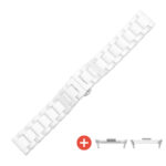 Xiaomi Redmi Watch fehér kerámia óraszíj ezüst adapter 1